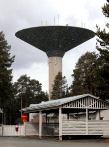 Haukipudas water tower Oulu 20140504
