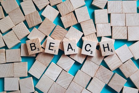 Vacation sand ocean