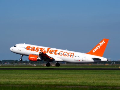 HB-JYD easyJet Switzerland Airbus A320-214 - cn 4646, takeoff from Schiphol (AMS - EHAM), The Netherlands, 16may2014, pic-2