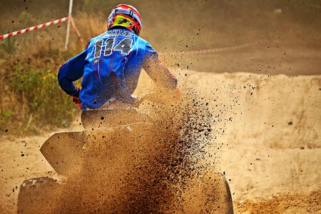 Atv quad motocross ride