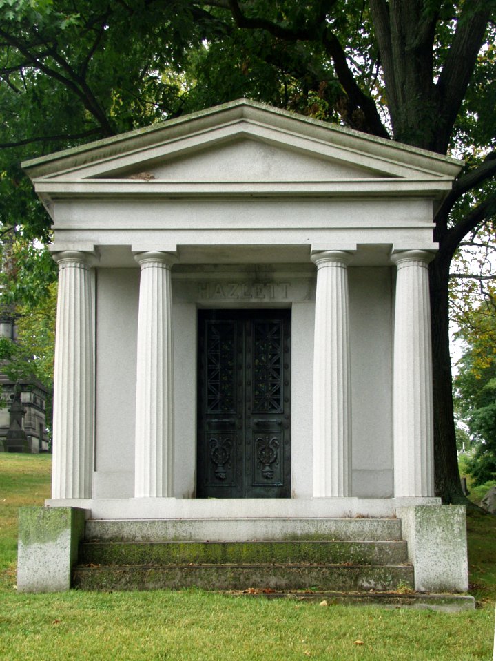 Hazlett mausoleum, Union Dale Cemetery, 2020-09-09, 02