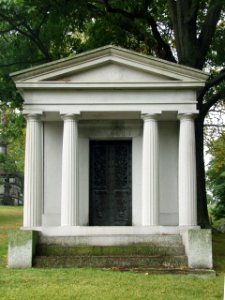 Hazlett mausoleum, Union Dale Cemetery, 2020-09-09, 02