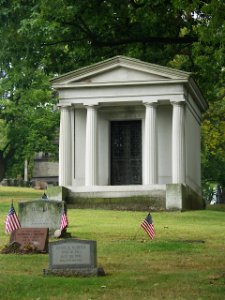Hazlett mausoleum, Union Dale Cemetery, 2020-09-09, 01
