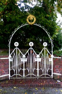 Haus Olbrich gate - Mathildenhöhe - Darmstadt, Germany - DSC01350