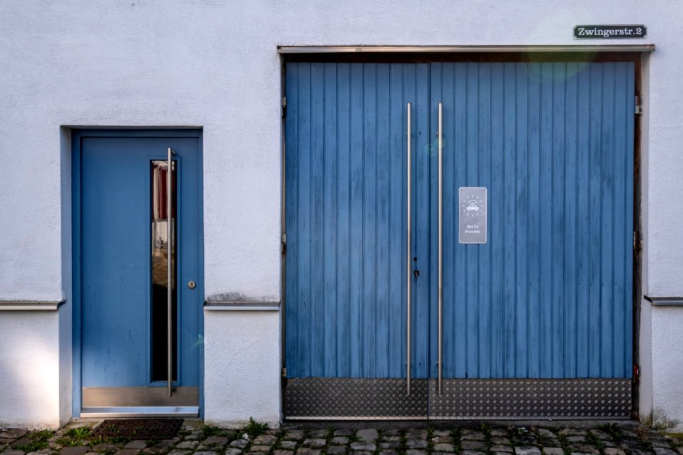 Hauseingang und Garagentor Zwingerstraße 2 Tübingen 2019