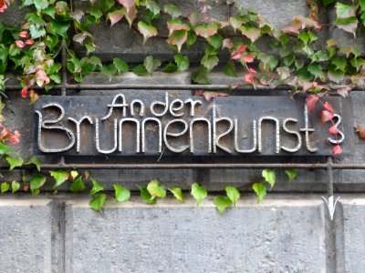 Hausnummer An der Brunnenkunst 3, Arnstadt