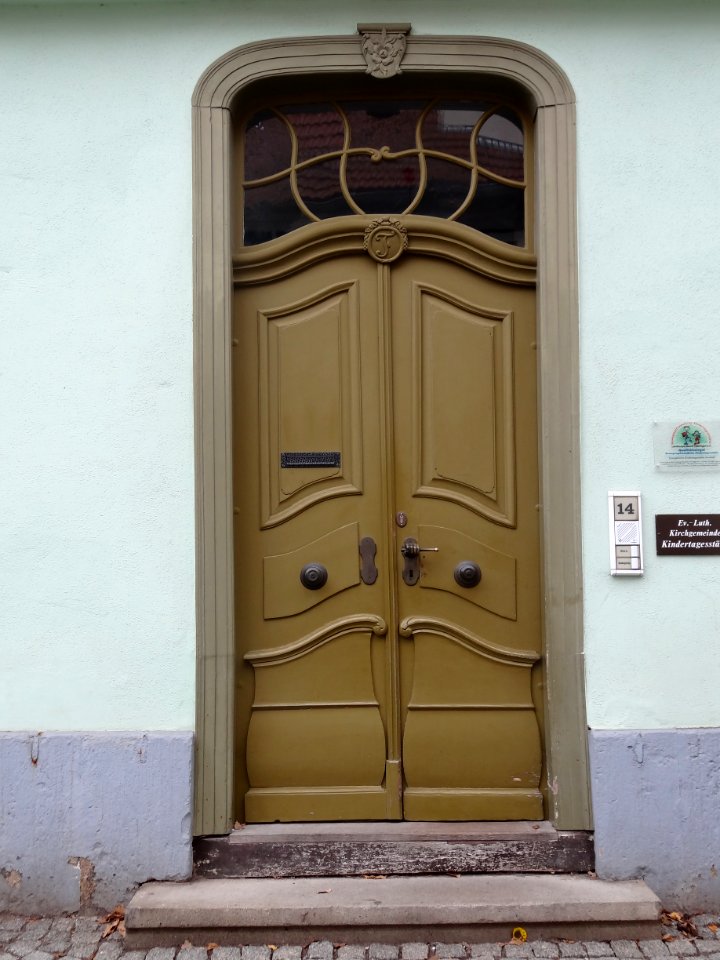 Haustür Pfarrhof 14, Arnstadt