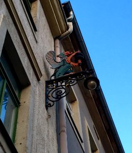 Hausschmuck lange Straße 13 in Pirna