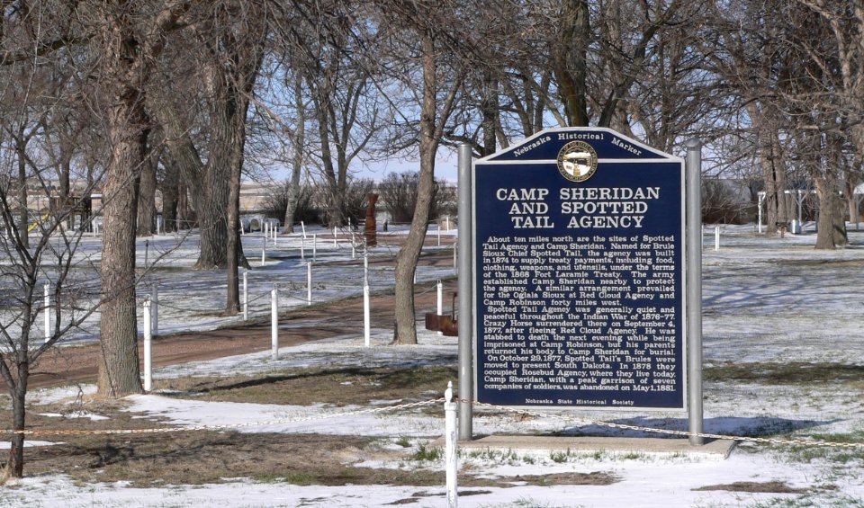 Hay Springs Camp Sheridan Spotted Tail HM