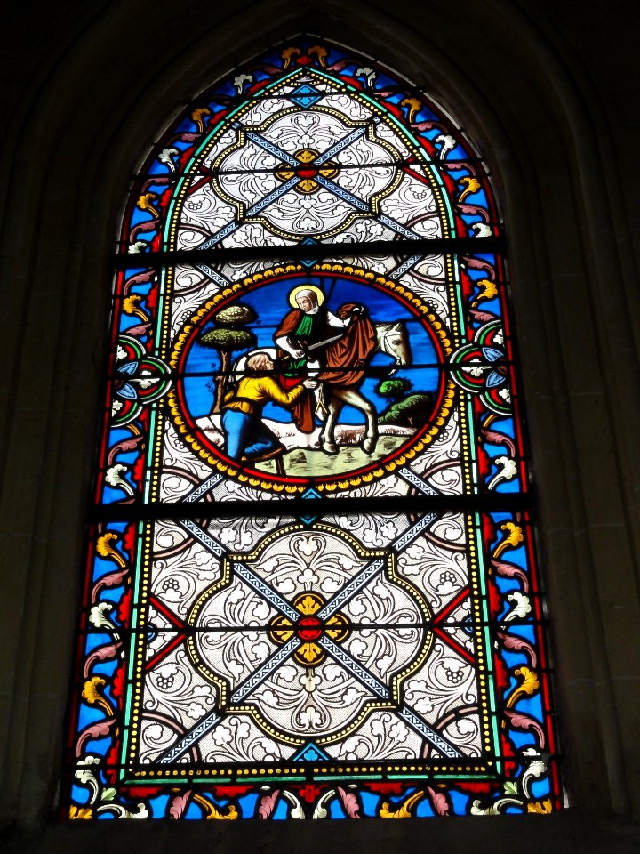 Hautot-l'Auvray (Seine-Mar.) église, vitrail 14