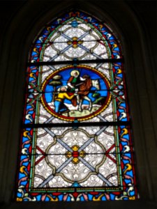 Hautot-l'Auvray (Seine-Mar.) église, vitrail 14