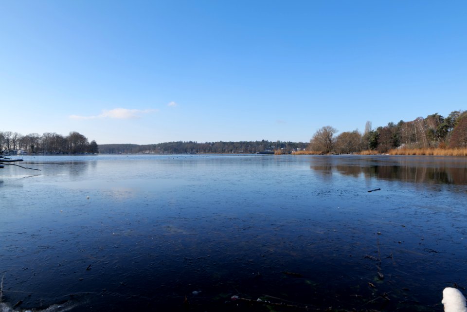 Havel with ice at Grunewald 2021-01-31 01