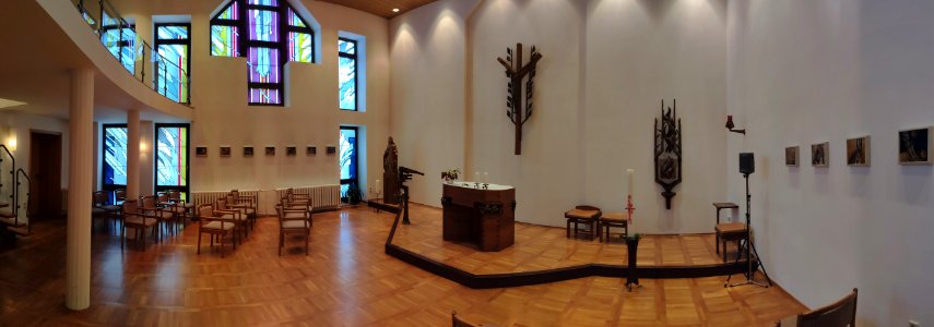 Hauskapelle im Katholisches Alten- und Pflegeheim Sr. Elisabeth Rivet in Neubrandenburg, Panorama