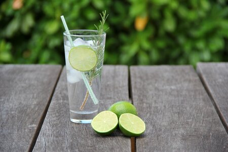 Alcohol drink lime photo