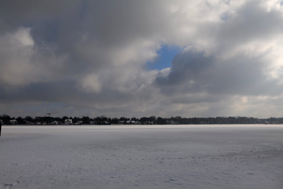 Havel from Bürgerablage with ice and snow 2021-02-10 03