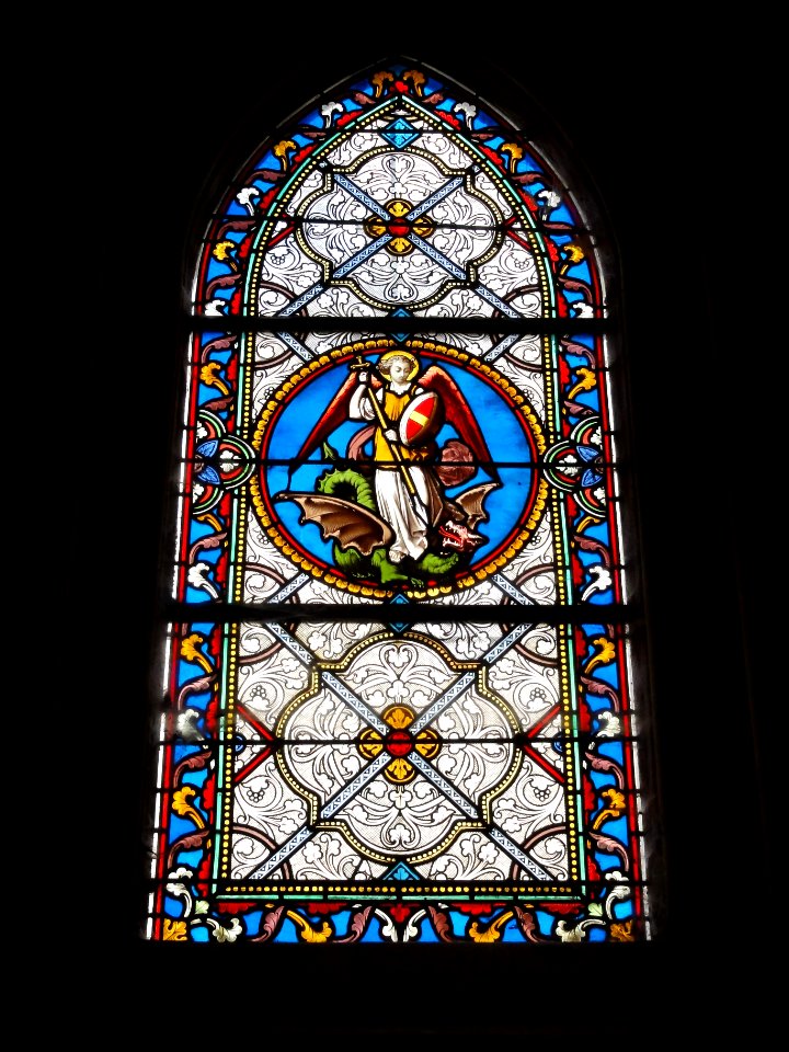 Hautot-l'Auvray (Seine-Mar.) église, vitrail 12