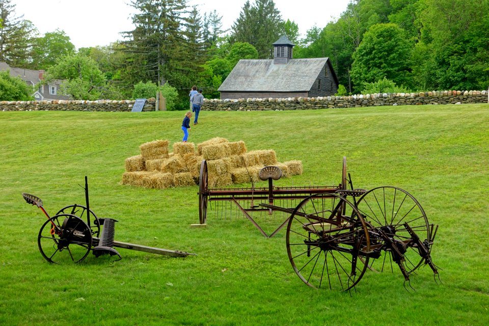 Hay bales - Ashfield, Massachusetts - DSC06436