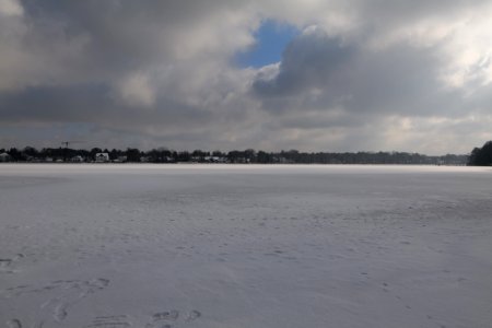Havel from Bürgerablage with ice and snow 2021-02-10 01