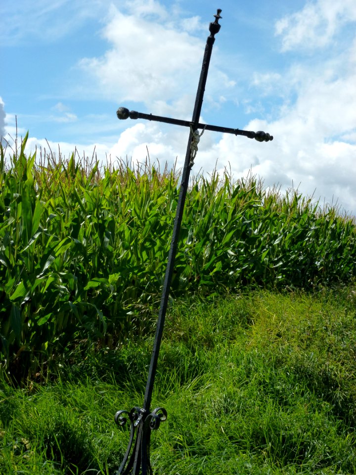 Hauteville (Ardennes) croix dans les champs