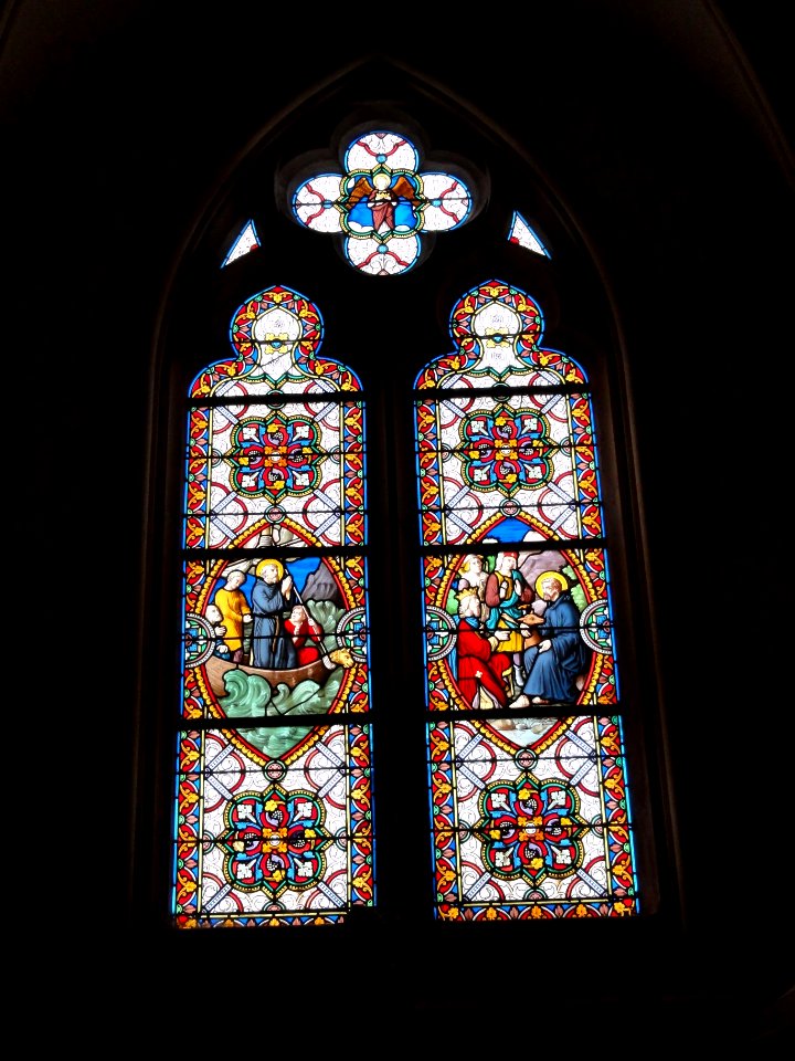 Hautot-l'Auvray (Seine-Mar.) église, vitrail 02