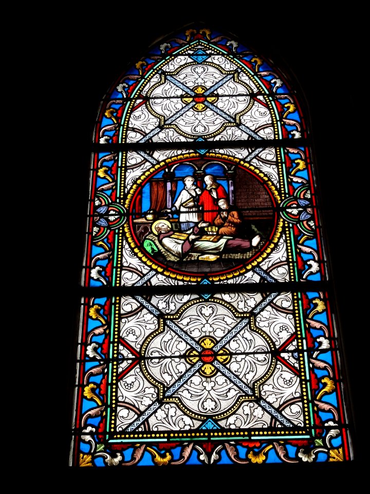 Hautot-l'Auvray (Seine-Mar.) église, vitrail 18