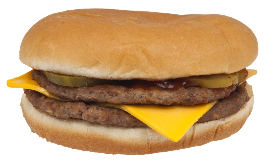 Unhealthy eat lunch