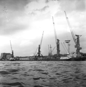 Havengezichten Rotterdam, St. Jobshaven., Bestanddeelnr 918-1733