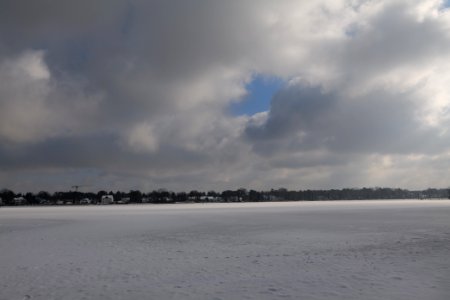 Havel from Bürgerablage with ice and snow 2021-02-10 02
