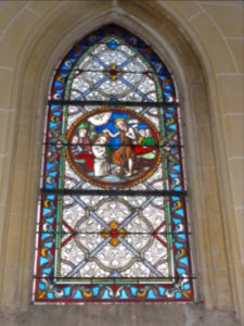 Hautot-l'Auvray (Seine-Mar.) église, vitrail 10