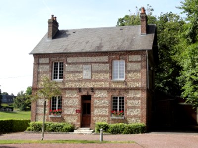 Hautot-le-Vatois (Seine-Mar.) mairie-école