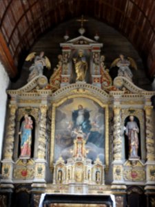 Hautot-l'Auvray (Seine-Mar.) église, autel principal, retable