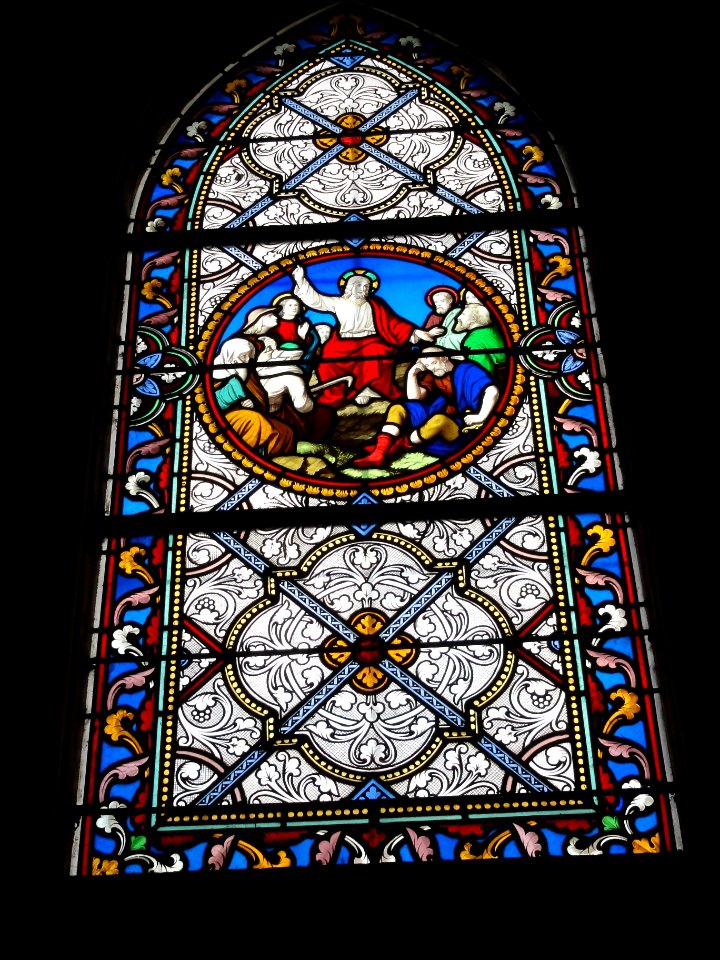 Hautot-l'Auvray (Seine-Mar.) église, vitrail 06