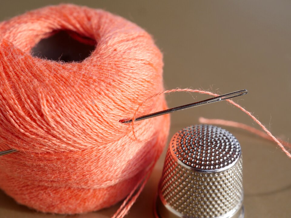 Thimble sew hand labor