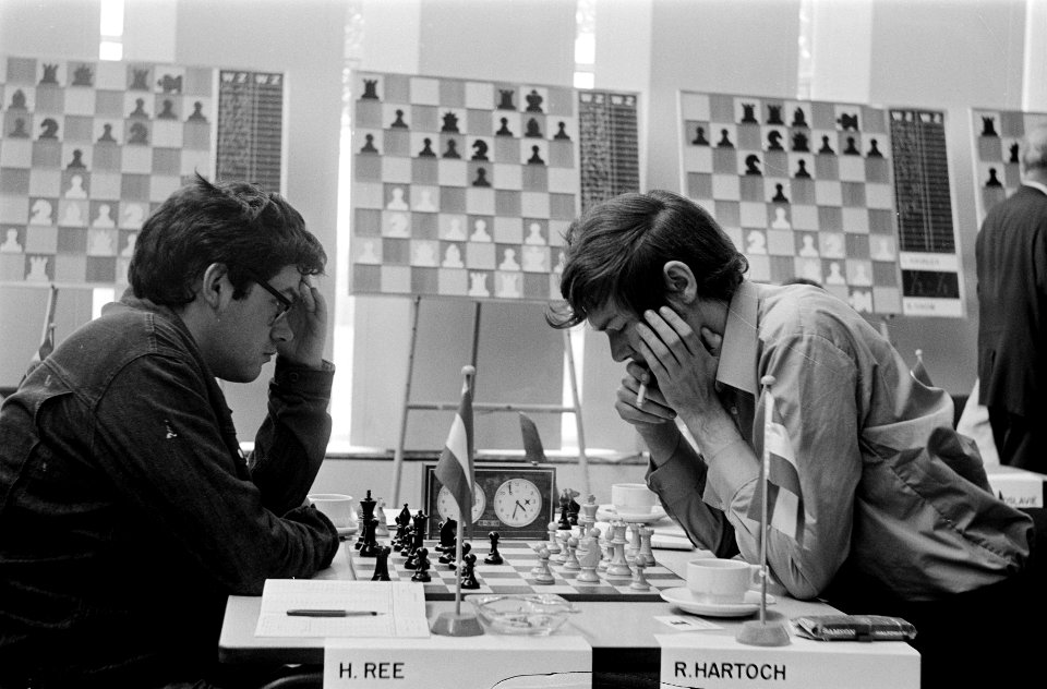 Hans Ree (l) en Rob Hartoch, Bestanddeelnr 922-6744