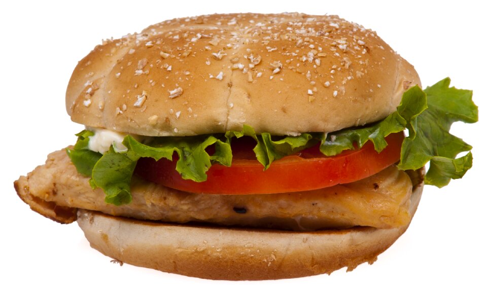 Unhealthy eat lunch