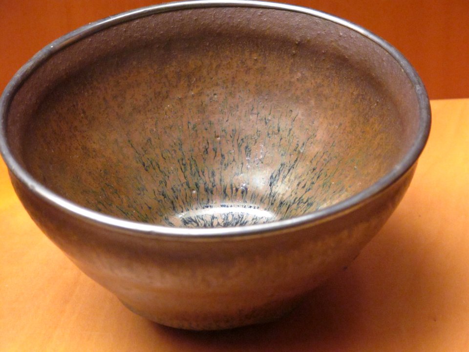 Hares fur, tea bowl 2, Southern Song. Musée Saint Pierre. Lyon