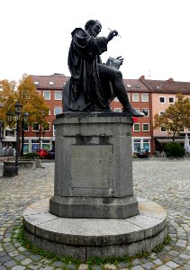 Hans Sachs by Johann Konrad Krausser, 1874 - Nuremberg, Germany - DSC01805