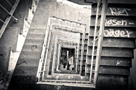 Old stairs broken
