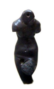 Harappa 13 grey stone male dancer statuette