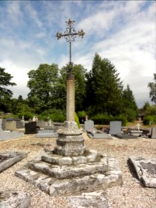Harcanville (Seine-Mar.) croix du cimetière