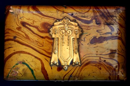 Hardhoudten Art-Deco Droste doos, foto 2