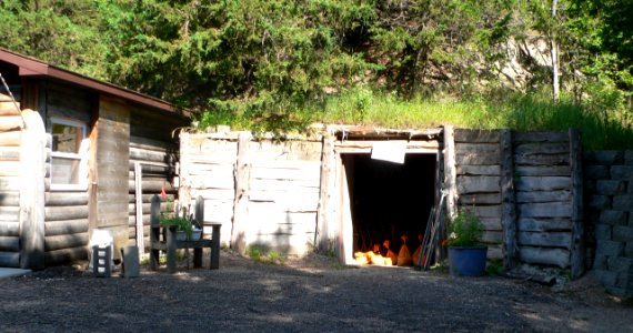 Happy Jack Chalk Mine entrance