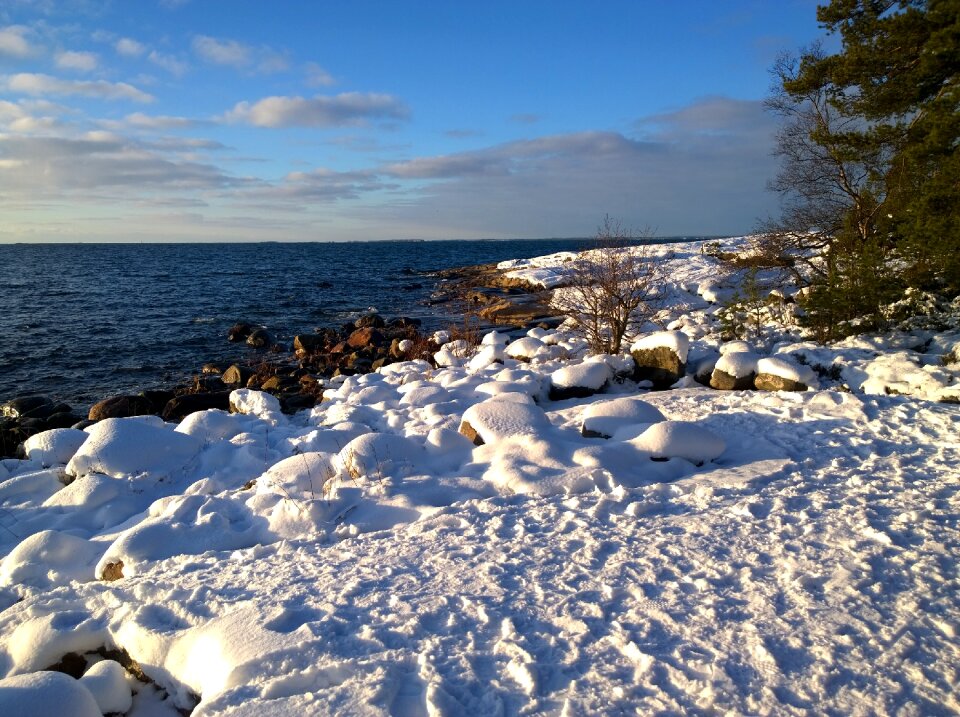 Winter water nature