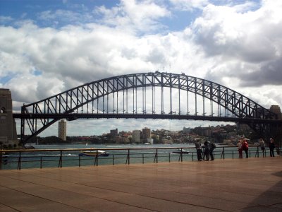 Harbour bridge from Opera house