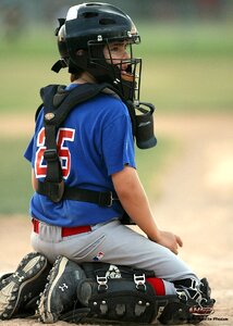 Catching athlete uniform