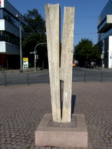 Hans Aeschbacher „Mahnmal für die Deutsche Einheit 1965“, Rück