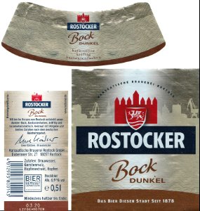 Hanseatische Brauerei Rostock - Rostocker Bock Dunkel