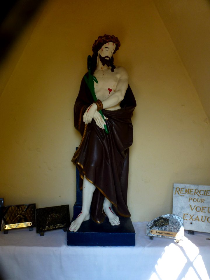 Hasnon (Nord, Fr) chapelle, D40, intérieur