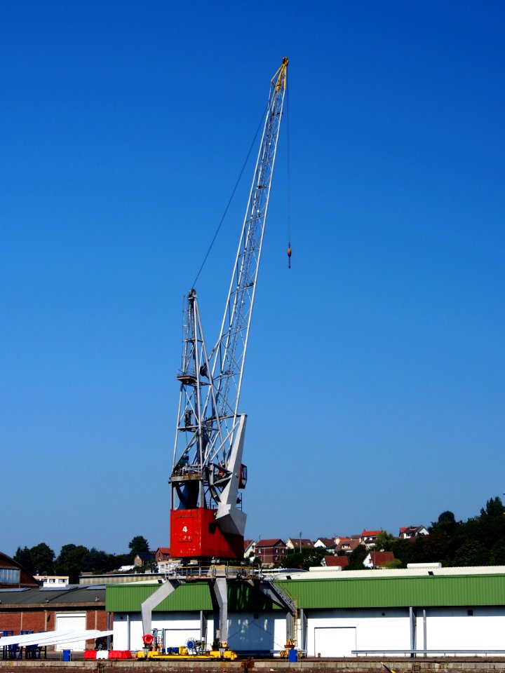 Harbor crane at Dieppe