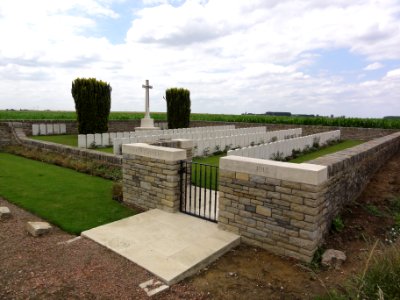 Haspres (Nord, Fr) York Cemetery 1918 CWGC